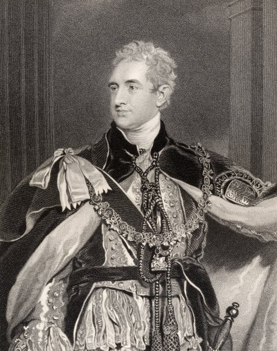 Robert Stewart Lord Castlereagh, 2nd Marquess of Londonderry, engraved by G. Adcock, from 